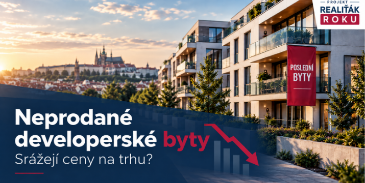 Neprodané developerské byty: srážejí ceny na realitním trhu? Co se skutečně děje s posledními jednotkami