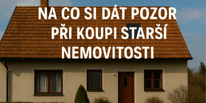 Na co si dát pozor při koupi starší nemovitosti