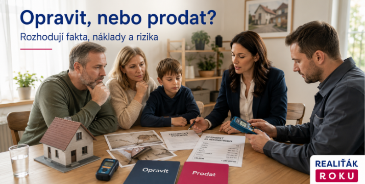 Vážná technická závada nebo drahá rekonstrukce: kdy je lepší opravovat a kdy prodat (a jak předejít reklamacím)