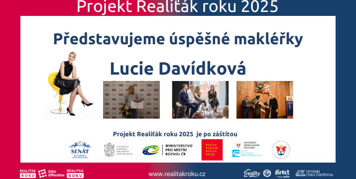 Lucie Davídková: Realitní makléřka s velkými cíli a lidským přístupem