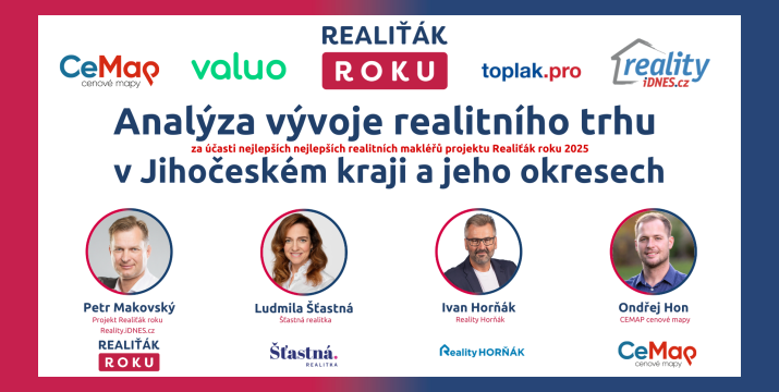 Analýza vývoje realitního trhu v Jihočeském kraji (únor 2026): Stabilní růst, rozdíly mezi okresy a návrat investorů. Co ukázal únor 2026?
