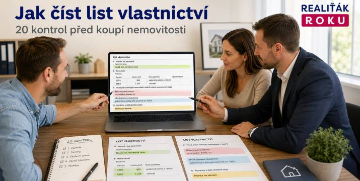 Jak číst list vlastnictví: 20 věcí, které zkontrolovat v katastru před koupí nemovitosti