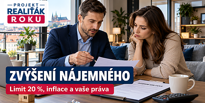 Zvýšení nájemného v roce 2026: kdy může pronajímatel zdražit, jak funguje limit 20 % a co dělat při nesouhlasu
