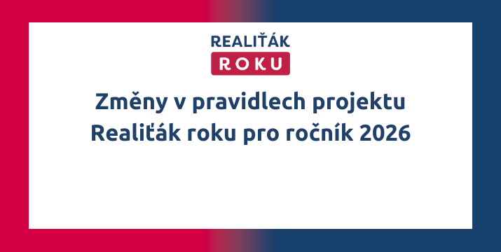 Změny v pravidlech projektu Realiťák roku pro ročník 2026 oproti 2025 + CHECKLIST pro makléře + FAQ – 16 otázek a odpovědí