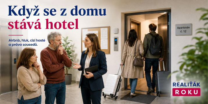 Soused pronajímá byt přes Airbnb a dům se mění v hotel.