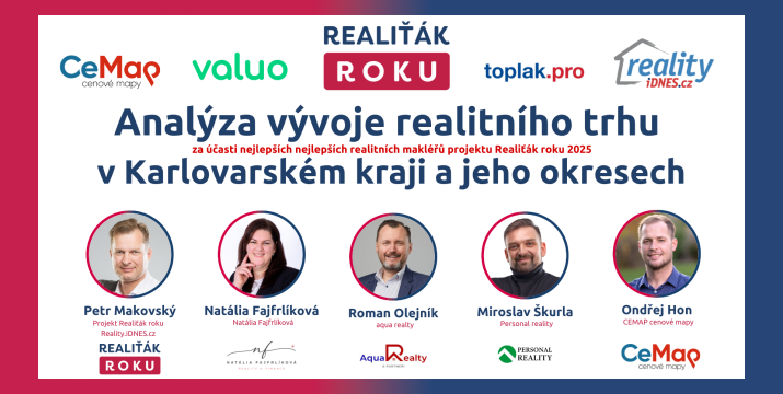 Analýza vývoje realitního trhu v Karlovarském kraji (červen 2026) - Investoři skupují dostupné byty, Ostrov dohání Karlovy Vary a Sokolov může narazit na limit nájmů