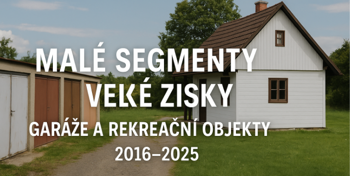 Malé segmenty, velké zisky: garáže a rekreační objekty 2016–2025