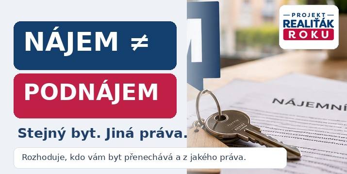 Nájem, nebo podnájem? Stejný byt, ale výrazně jiná práva