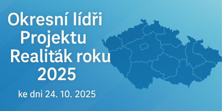 Okresní lídři Projektu Realiťák roku 2025 ke dni 24.10.2025