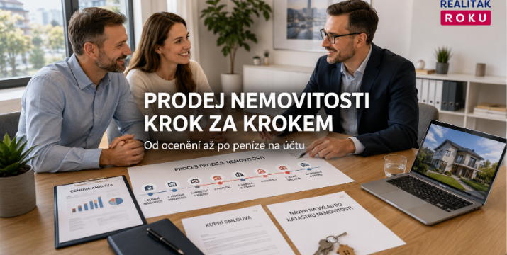 Jak probíhá prodej nemovitosti krok za krokem: od ocenění až po peníze na účtu