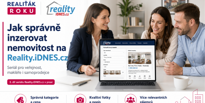 Jak správně inzerovat nemovitost na Reality.iDNES.cz