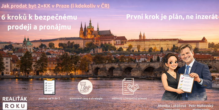 Chci prodat 2+kk NEJEN v Praze. První krok je plán, ne inzerát