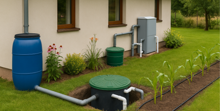 Dešťovka a šedá voda: Jak efektivně hospodařit s vodou a získat státní podporu
