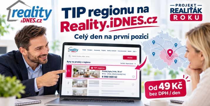 TIP regionu na Reality.iDNES.cz: kdy se vyplatí celodenní první pozice a kolik stojí
