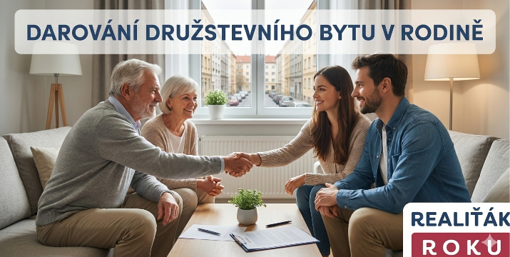 Darování družstevního bytu v rodině: co přesně darujete, co hlídá družstvo a na co si dát pozor