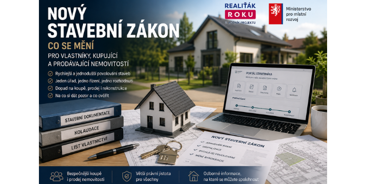 Nový stavební zákon: co se mění pro vlastníky, kupující a prodávající nemovitostí