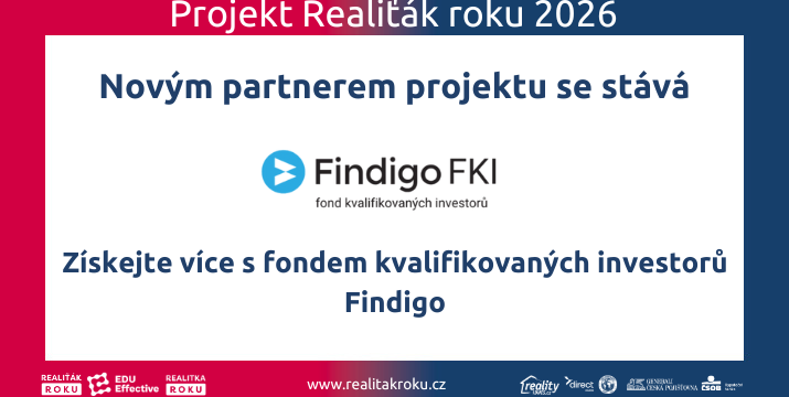 Nový partner projektu Realiťák roku pro rok 2026: Findigo FKI - Spojení realitní praxe a financování, které dává smysl klientům i profesionálům