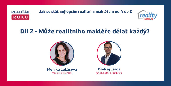 Jaký by měl být realitní makléř podle Ondry Jaroše z Jaroš & Partners Real Estate