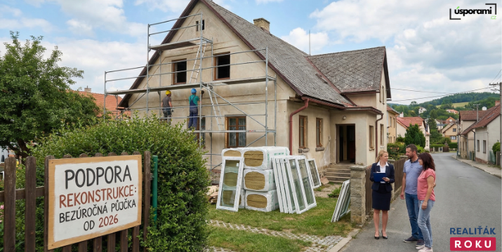 Bezúročný úvěr na rekonstrukce: nový impuls pro prodej starších nemovitostí