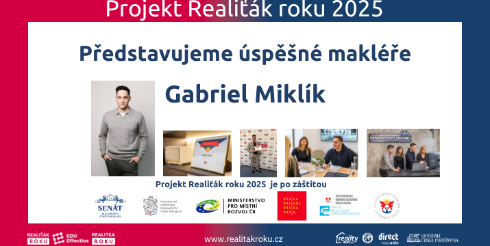 Gabriel Miklík: Realitní makléř, který mění trh na Znojemsku