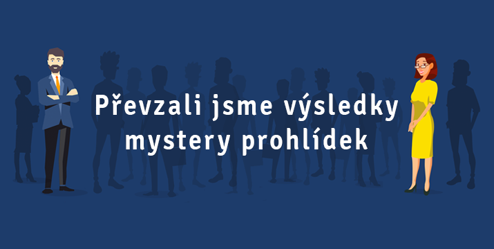 Právě jsme si převzali výsledky mystery prohlídek od společnosti Zkontrolujeme.cz