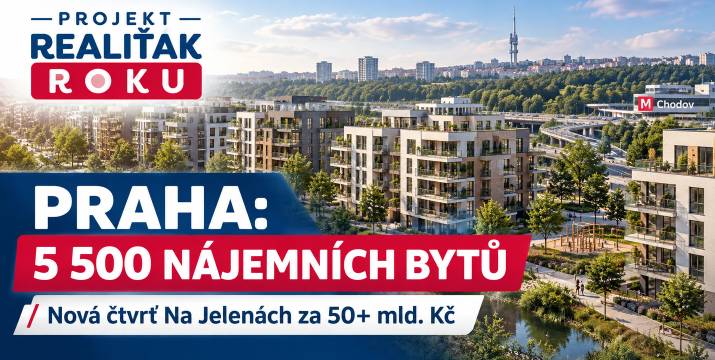 Praha připravuje 5 500 nájemních bytů za více než 50 miliard. Změní nová čtvrť Na Jelenách trh s bydlením?