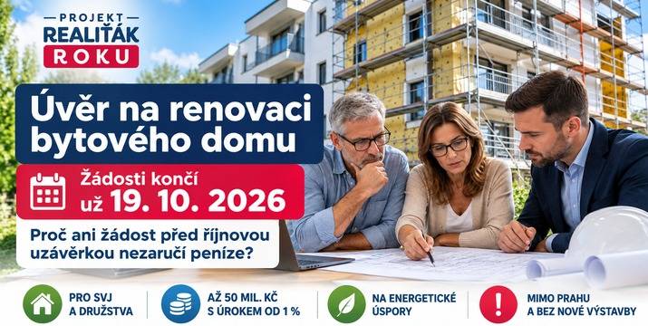 Úvěr na renovaci bytového domu: proč ani žádost před říjnovou uzávěrkou nezaručí peníze