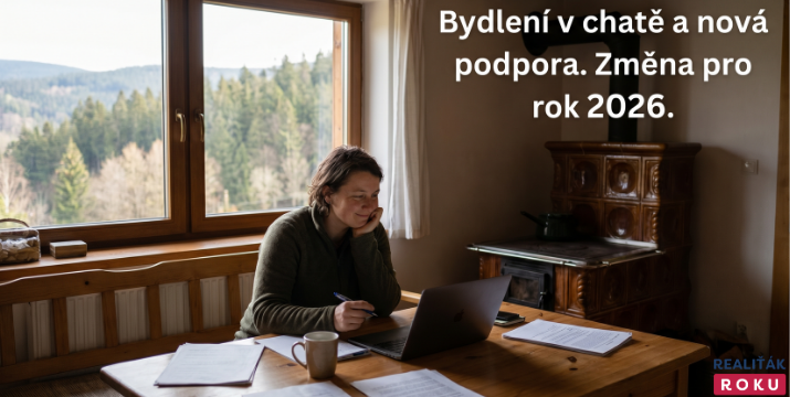 Průlom v dávkách na bydlení: na podporu nově dosáhnou i nájemci chat a chalup. Co to znamená pro nájemní trh v roce 2026