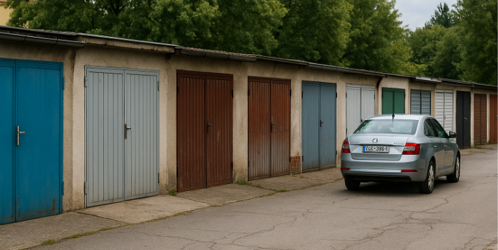 Garáže jako nový realitní „poklad“? Ceny za rok +27 %, nabídka jen 1 795 kusů. Kde dává smysl hledat výnos