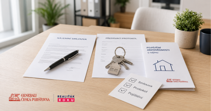 Bez velkého textu, případně pouze malý checklist „smlouva – protokol – pojištění“