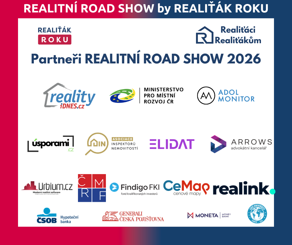 Realitn&iacute; Roadshow by Realiť&aacute;k roku &ndash; partneři a odborn&yacute; program