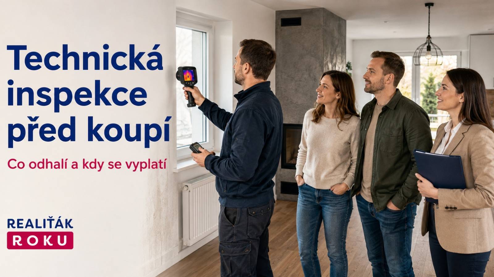 Technick&aacute; inspekce domu před koup&iacute; pomoc&iacute; termokamery a měřen&iacute; vlhkosti