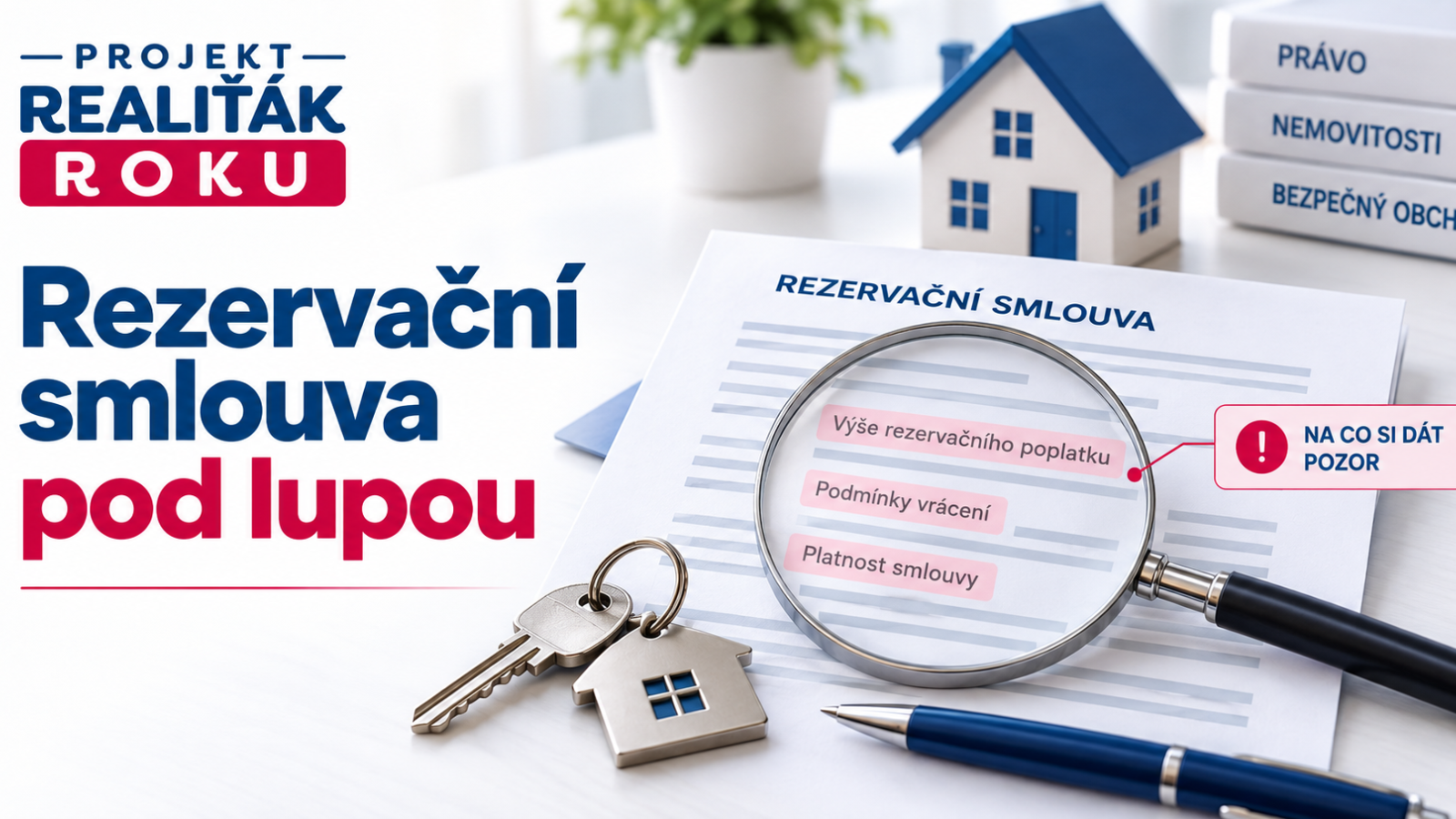 Rezervačn&iacute; smlouva pod lupou &ndash; kontrola v&yacute;&scaron;e rezervačn&iacute;ho poplatku, podm&iacute;nek vr&aacute;cen&iacute; a platnosti smlouvy