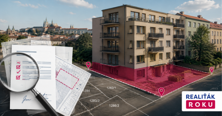 Plán domu a pozemku při prověřování právních vztahů a rizik