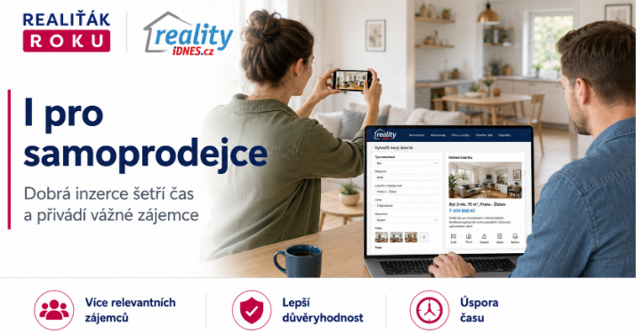 Inzerce na Reality.iDNES.cz pro samoprodejce