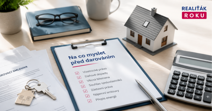 Kontrolní seznam rizik před darováním domu nebo bytu potomkovi