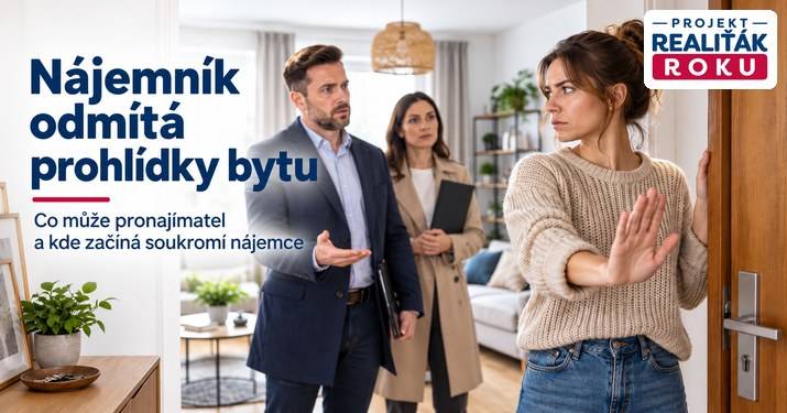 Pronajímatel a nájemce řeší prohlídku bytu před skončením nájmu