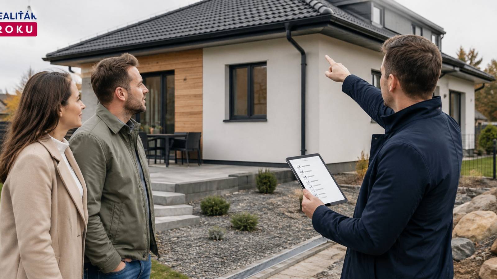 Kontrola střechy, fas&aacute;dy a odvodněn&iacute; při technick&eacute; inspekci rodinn&eacute;ho domu