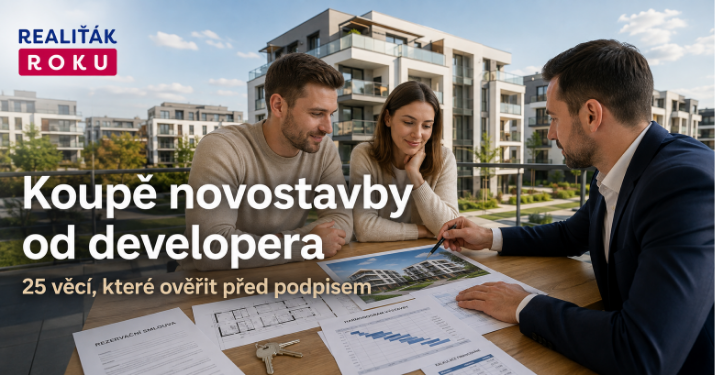 Koupě novostavby od developera a kontrola smluv, půdorysu a dokumentace projektu