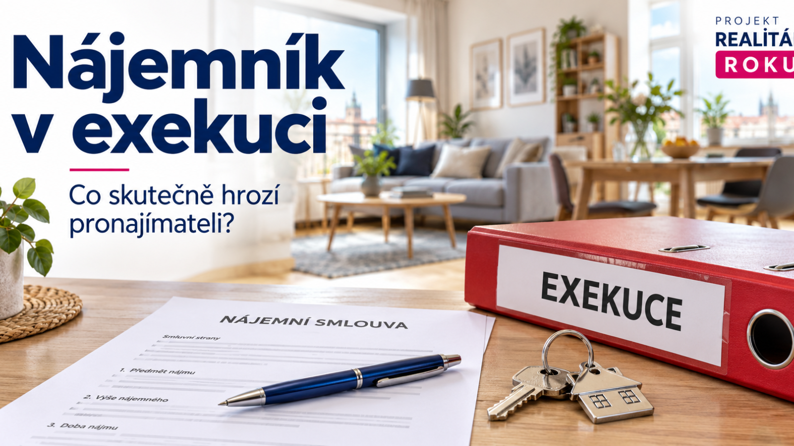 Nájemník v exekuci a ochrana pronajímatele při pronájmu bytu