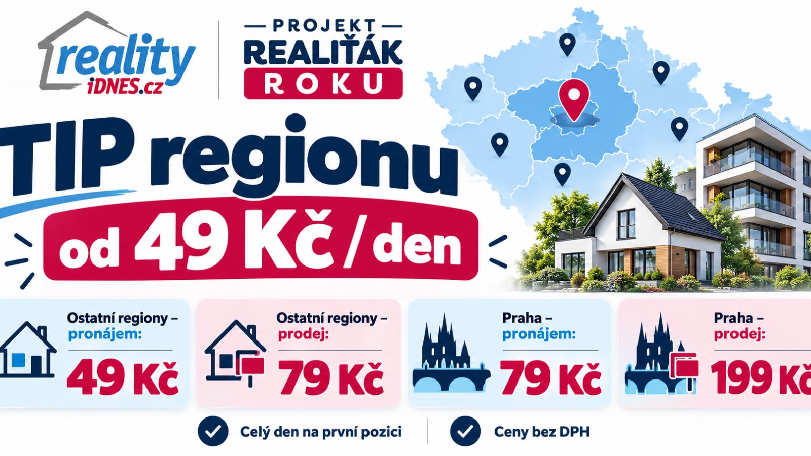 Cena služby TIP regionu na Reality.iDNES.cz pro prodej a pron&aacute;jem nemovitost&iacute;