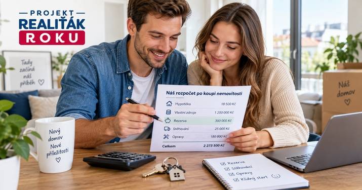 Finanční rezerva kupujícího po zaplacení kupní ceny a nákladů na nemovitost