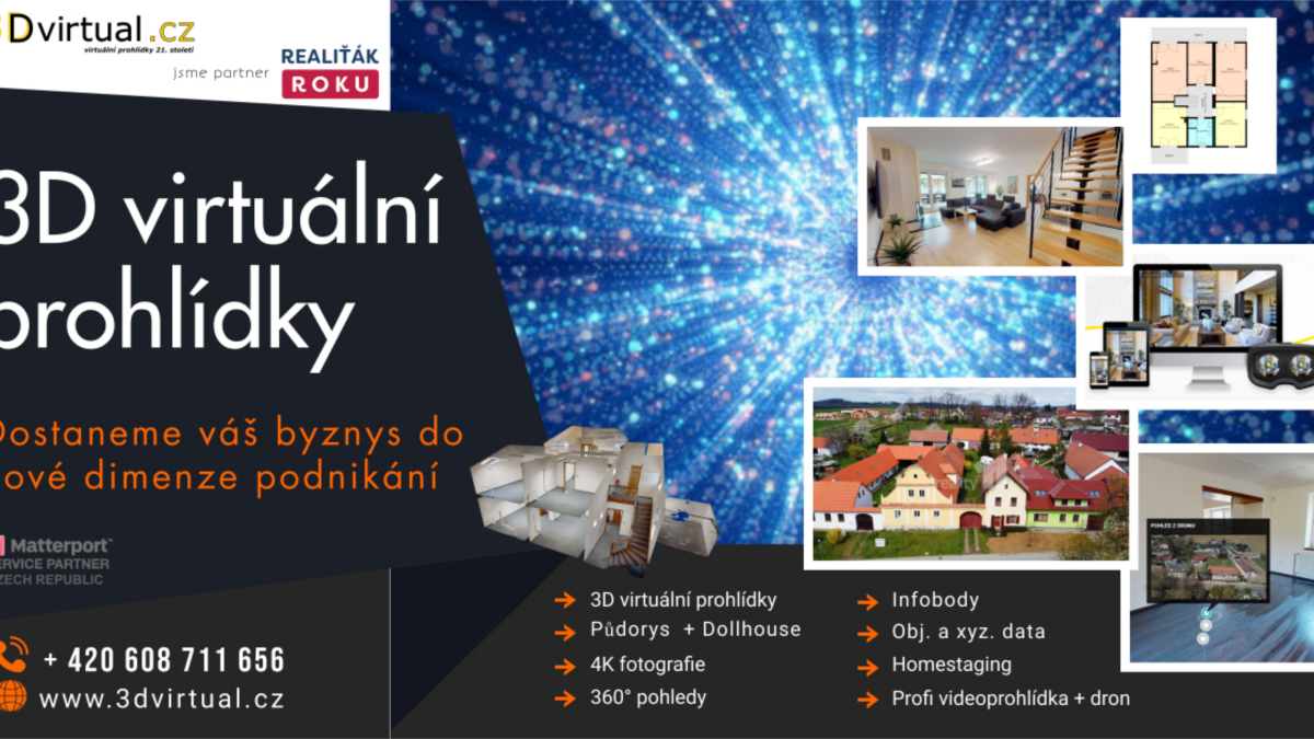 3D virtuální prohlídky posunou váš byznys do nové dimenze podnikání